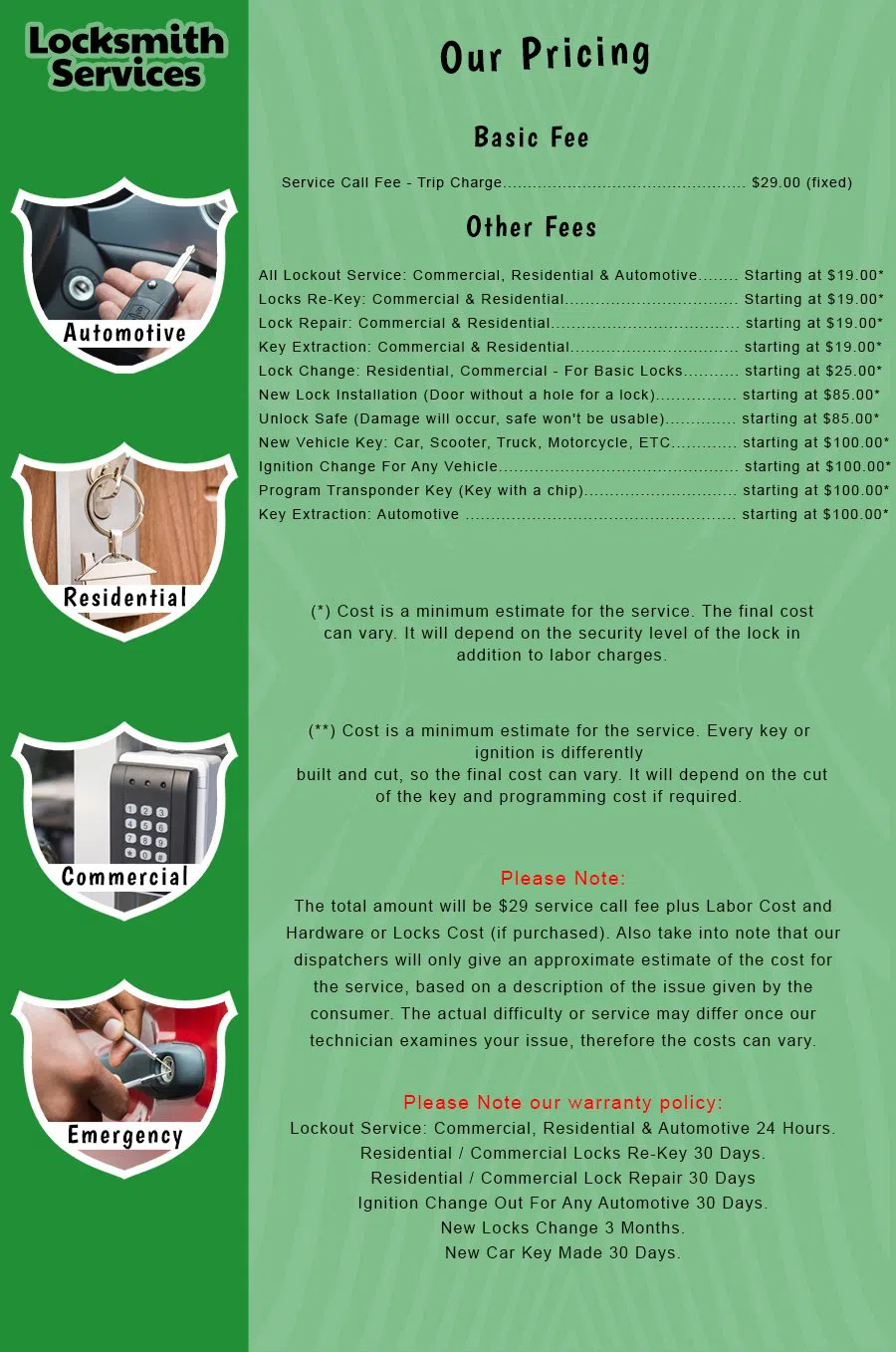 Orlando Local 24 Hr Locksmith Orlando, FL 407-498-2310